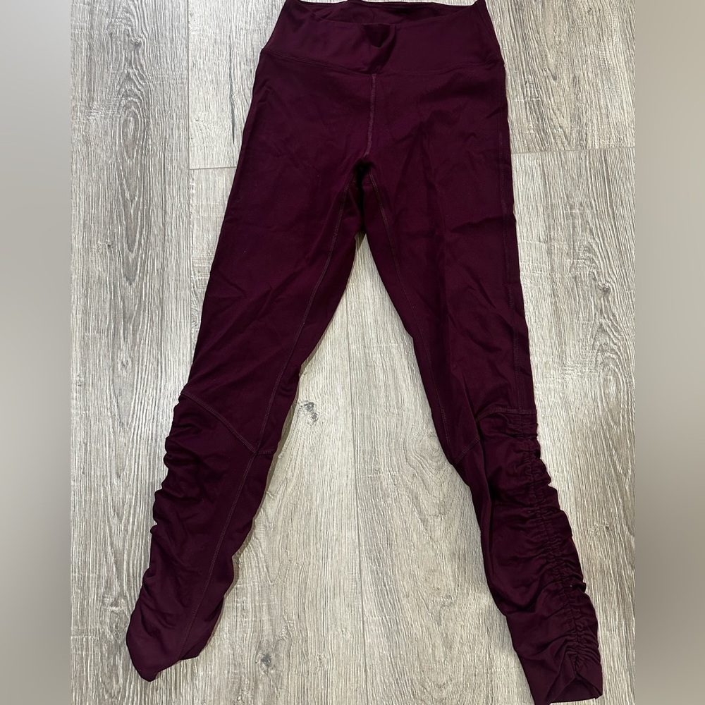 PINK Victoria's Secret Dark Red Leggings